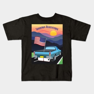 Sundown heaven town Kids T-Shirt